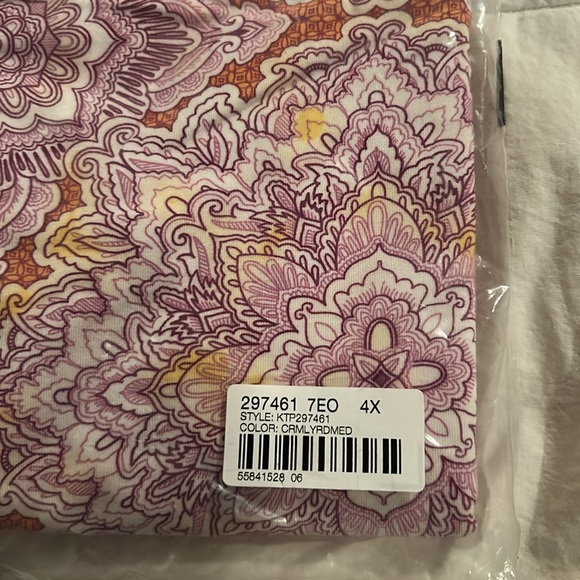 J Jill A-Line Floral Print Top (NWT) - Picture 4 of 6